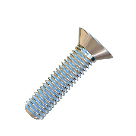 Allied Titanium #10-32 x 3/4 in Phillips Flat Machine Screw, Plain Titanium 0001265